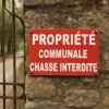 Panneau Propriété communale chasse interdite – Panneau chasse interdite