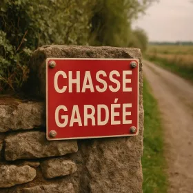 Panneau Chasse gardée (Lot de 10p) – Panneau chasse interdite