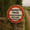 Panneau Propriété Privée Chasse Interdite | Signalétique Extérieure