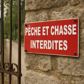 Panneau Pêche et chasse interdites – Panneau chasse interdite