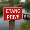 Panneau Etang privé – Panneau pêche interdite