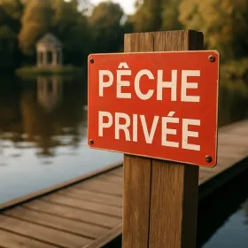 Panneau Pêche privée – Panneau pêche interdite