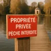 Panneau Propriété privée - Pêche interdite