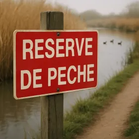 Panneau Réserve de pêche – Panneau pêche interdite