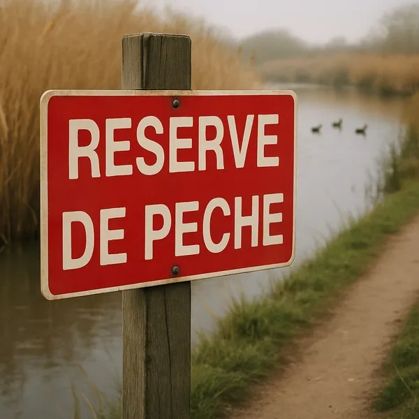 Panneau Réserve de pêche – Panneau pêche interdite