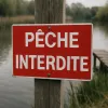 Panneau pêche interdites. 300x200mm – Panneau pêche interdite