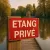 Panneau Etang privé – Panneau pêche interdite