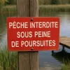 Panneau Pêche Interdite - Signalétique Réglementaire
