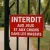 Panneau interdit jeux chiens massifs - Signalétique de sécurité