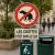 Panneau ramassage crottes de chien grand format
