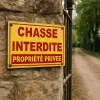Panneau Chasse Interdite - Propriété Privée