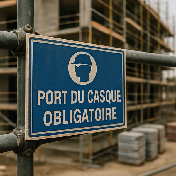 Panneau Port du casque obligatoire – Obligation
