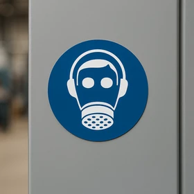Adhésif EPI voies respiratoires | 6 pictogrammes de protection