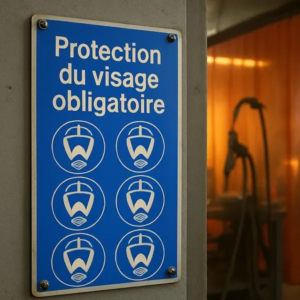 Adhésif EPI voies respiratoires | 6 pictogrammes de protection