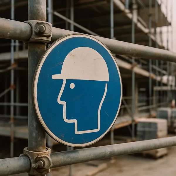 M014 – Casque de sécurité obligatoire ∅ 20 cm – Pictogramme EPI