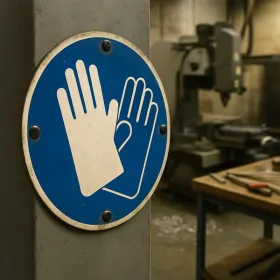 M009 – Port des gants obligatoire ∅ 20 cm – Pictogramme EPI