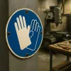 M009 – Port des gants obligatoire ∅ 20 cm – Pictogramme EPI
