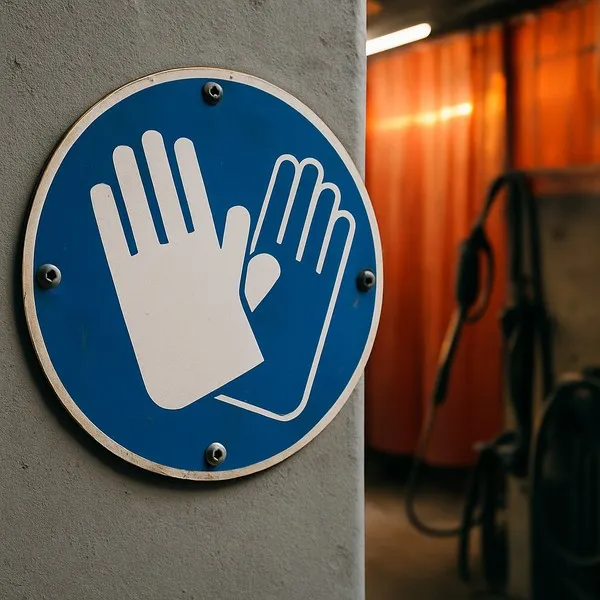 M009 – Port des gants obligatoire ∅ 20 cm – Pictogramme EPI
