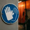 M009 – Port des gants obligatoire ∅ 20 cm – Pictogramme EPI