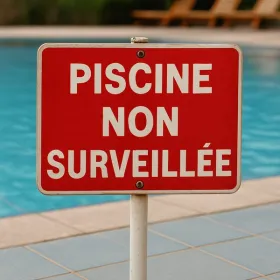 Panneau Piscine non surveillée – Panneau piscine