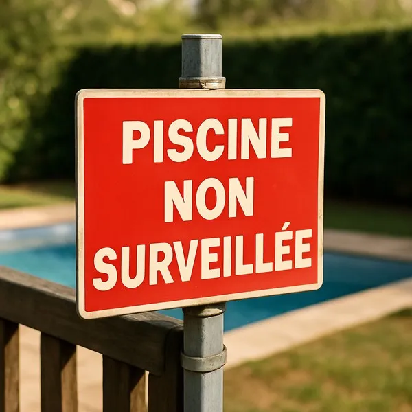 Panneau Piscine non surveillée – Panneau piscine