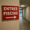 Panneau Entrée piscine à droite – Panneau piscine