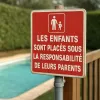 Panneau Piscine Responsabilité Parents – Sécurité Enfants