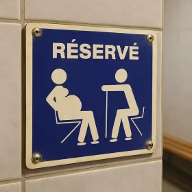 Adhésif Piscine Accès Réservé Femmes Enceintes & Seniors