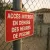 Panneau accès interdit piscine – signalétique hors horaires