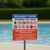 Panneau règlement piscine obligatoire – 22,5 × 20 cm