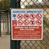 Panneau règlement piscine obligatoire | Consignes de sécurité 30x20 cm