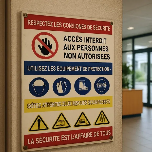 Consignes de sécurité en entreprise : Affichage obligatoire