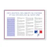 Panneau DDHC 1789 — Affichage obligatoire salle de classe