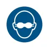 Pictogramme lunettes opaques obligatoires M007 · ISO 7010