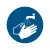 M011 — Lavage des mains obligatoire · Pictogramme EPI ISO 7010