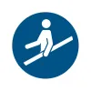 Pictogramme tenir la rampe M012 · ISO 7010