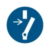 Pictogramme consignation avant maintenance M021 · ISO 7010