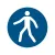 M024 — Utiliser le passage piéton · Pictogramme EPI ISO 7010