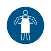 Pictogramme tablier de protection obligatoire M026