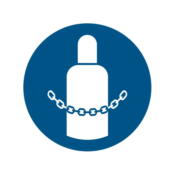M046 — Sécuriser les bouteilles de gaz · Pictogramme EPI ISO 7010