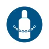Pictogramme sécuriser les bouteilles de gaz M046