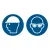 M014+M004 — Casque + Lunettes obligatoires · Pictogramme EPI ISO 7010