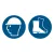 M014+M008 — Casque + Chaussures de sécurité · Pictogramme EPI ISO 7010