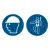 M014+M018 — Casque + Harnais antichute obligatoires · Pictogramme EPI