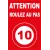 Attention roulez au pas 10km/h-Panneau danger enfants-Panneaux Signalétiques