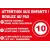 Attention aux enfants roulez au pas 10km/h-Panneau danger enfants-Panneaux Signalétiques