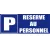 Parking réservé au personnel-Panneau parking-Panneaux Signalétiques