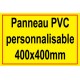 Panneau personnalisé en PVC 400x400mm