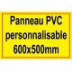 Panneau personnalisé en PVC 600x500mm