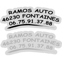Signature de coffre auto "serie avec logo" 300ex